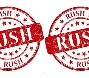 Don't Rush Into Rush Fees