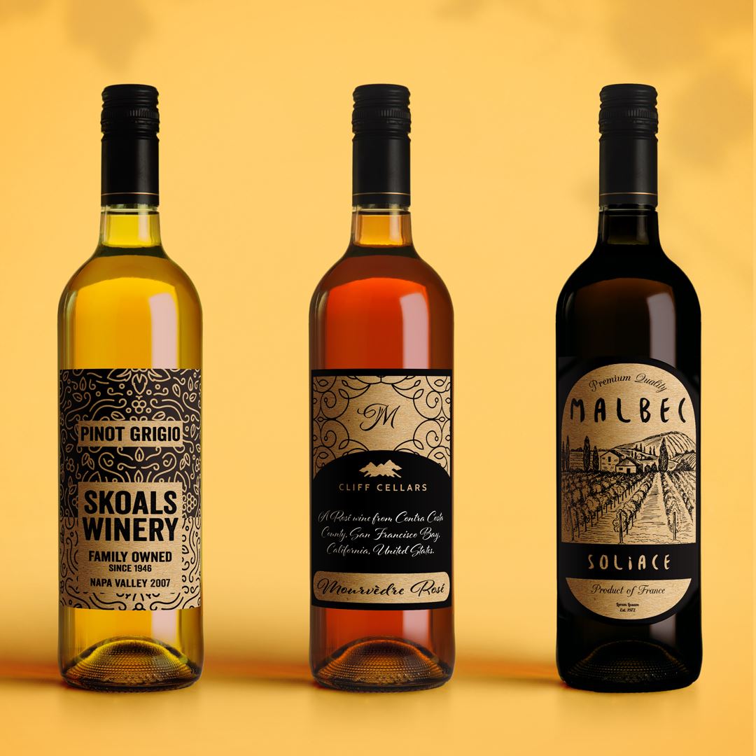 Custom Wine Bottle Labels Wizard Labels