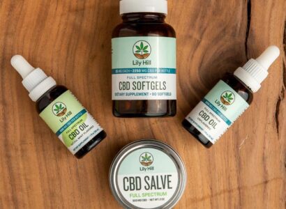 Lily Hill CBD Product Labels