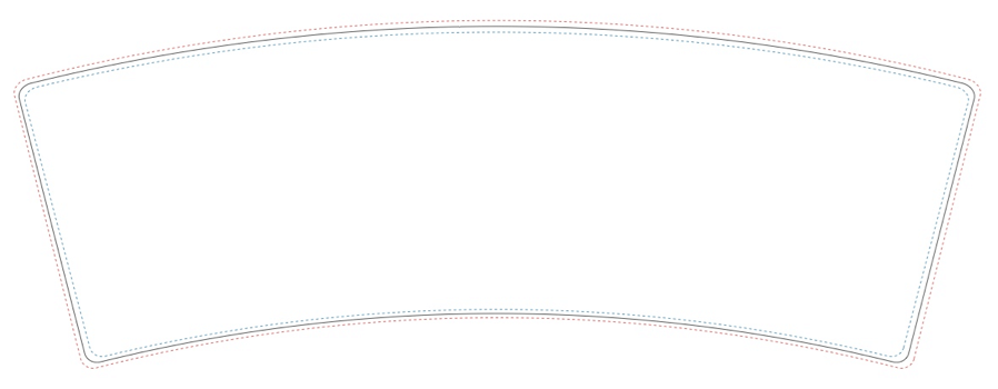 tapered container label template example