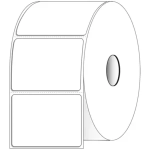 4" x 3" Rectangle Direct Thermal Roll Labels – Case of 4
