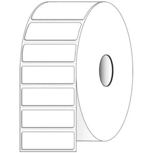 3" x 1" Rectangle Direct Thermal Roll Labels – Case of 4