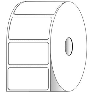 2.25" x 1.25" Rectangle Direct Thermal Roll Labels – Case of 4