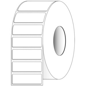 3" x 1" Rectangle Direct Thermal Roll Labels – Case of 6