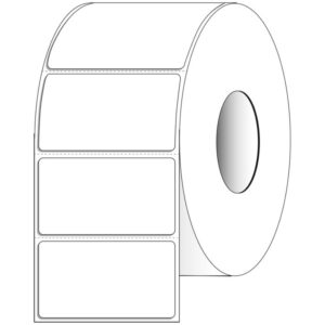 4" x 2" Rectangle Direct Thermal Roll Labels – Case of 4