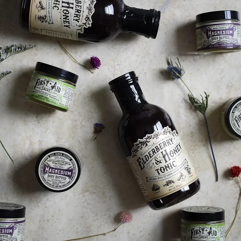 roots and leaves product group shot