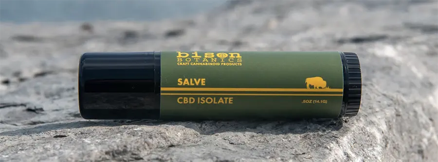 bison botanics cbd salve tube