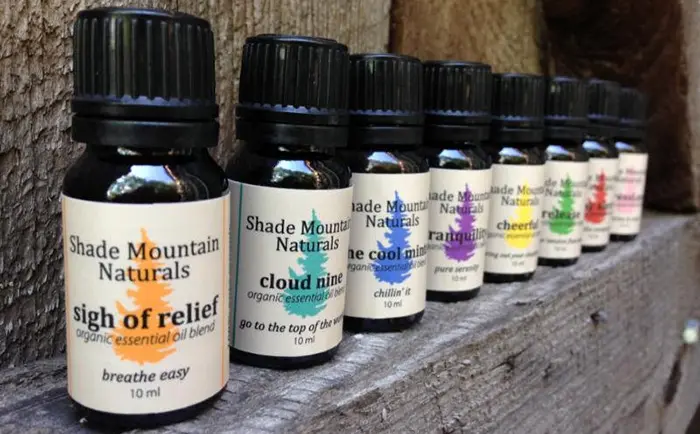 essential oil bottles