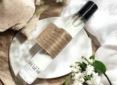 perfume rollerball tube with custom label