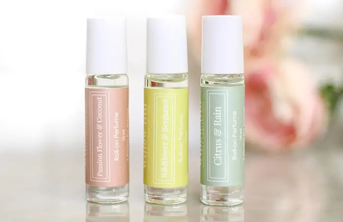 perfume rollerball tubes