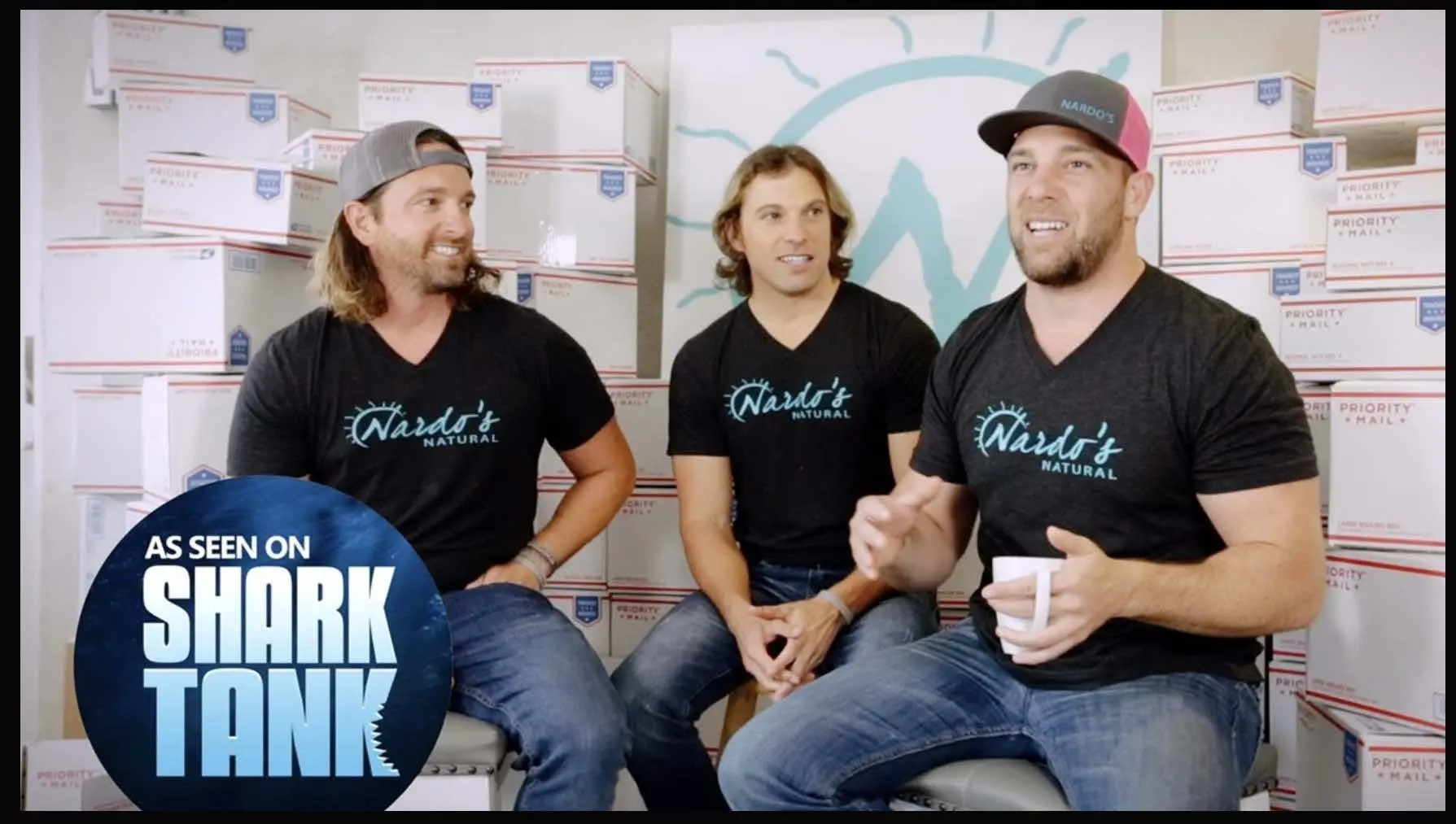 nardo's naturals team photo featured on shark tank