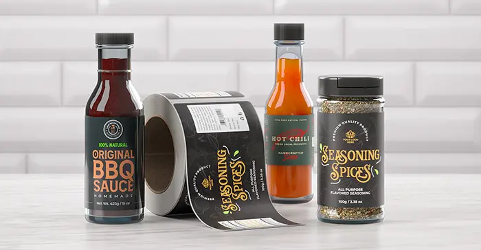 custom food labels and custom roll labels