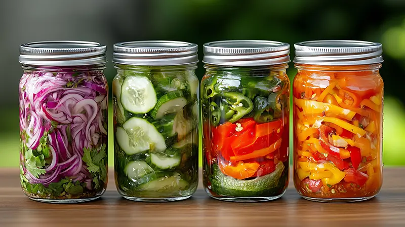 pickled jars needing labels for canning