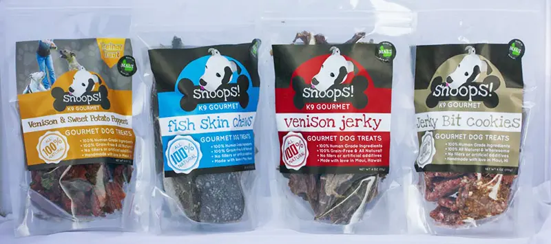 private label dog treats featuring custom dog treat labels