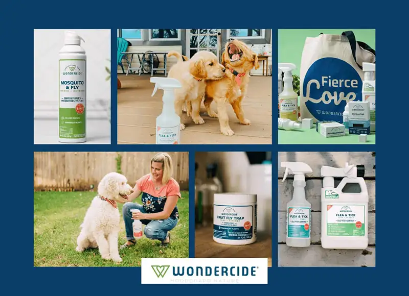 wondercide products with custom labels from wizard labels